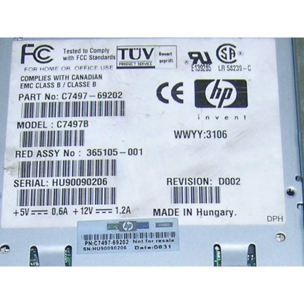 Unidad de cinta DDS4 HP C7497B