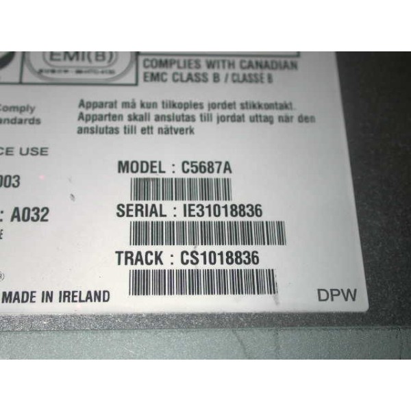 Used Tape drive HP DDS4 C5687A serveur-occasion.com