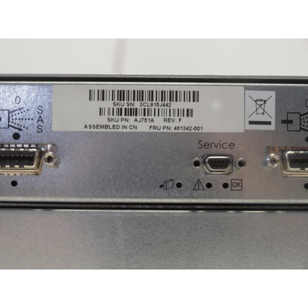 Used disk array HP AJ749A serveur-occasion.com