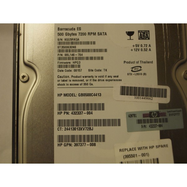 Used disk drive HP 432337-004 serveur-occasion.com