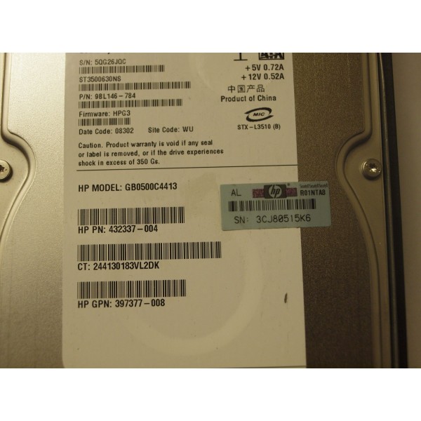 Disco duro de ocasion HP 395501-002 serveur-occasion.com