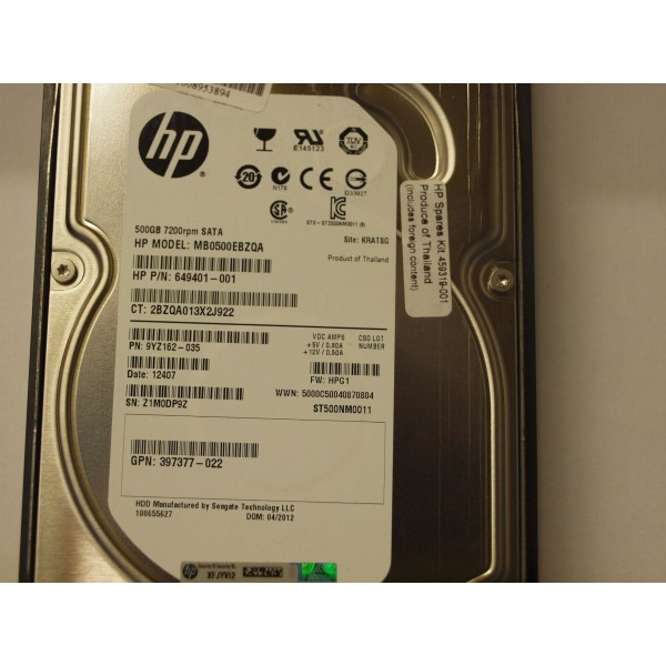 Used disk drive HP 459319-001 serveur-occasion.com