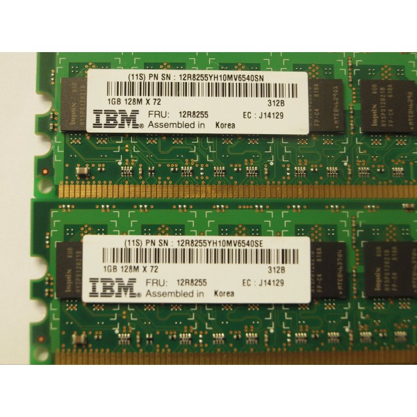 Memoria IBM 12R8255 1 Go (2 x 512 Mo) DDR2 SDRAM DIMM 240 broches