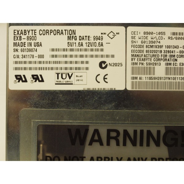 Used Tape drive HP SAUV DIVERS 341178-000 serveur-occasion.com