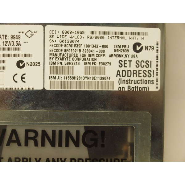 Used Tape drive HP SAUV DIVERS 341178-000 serveur-occasion.com