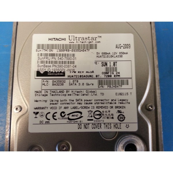 Used disk drive SUN 390-0381-03 serveur-occasion.com