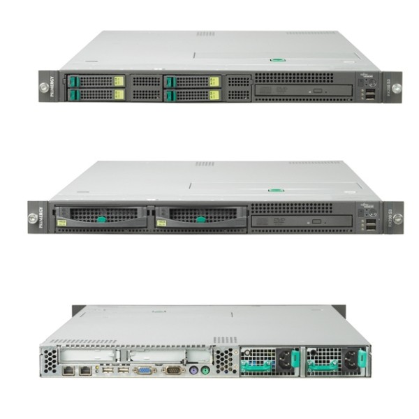 SERVIDOR FUJITSU RX200 S3 1 x Xeon Quad Core E5320 Rack 1U