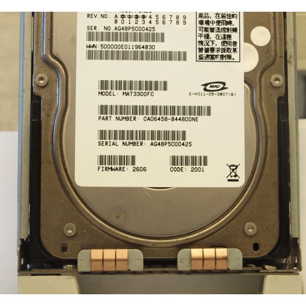 Hard Drive FUJITSU MAT3300FC FIBRE 3.5" 300 Gigas 10 Krpm