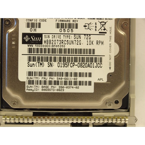 Used disk drive SUN 390-0374-02 serveur-occasion.com
