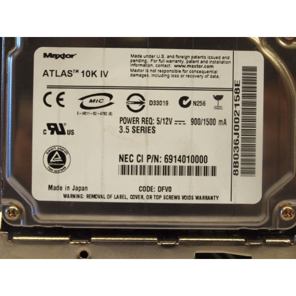 Used disk drive NEC 6914010000 serveur-occasion.com