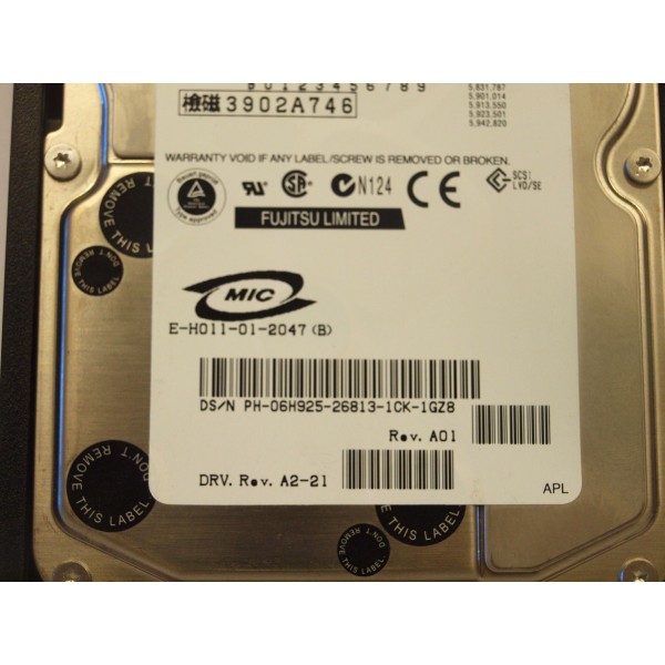 Used disk drive DELL 06H925 serveur-occasion.com