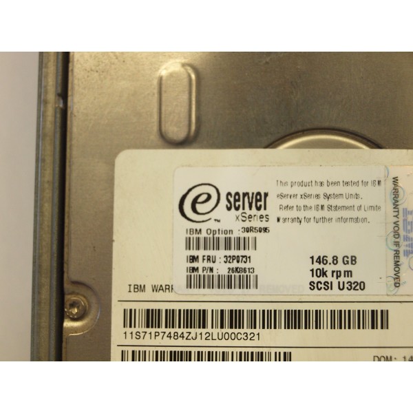 Disque Dur  Ibm SCSI 3.5 10Krpm 146 Gb 26K8613