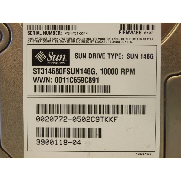 Used disk drive SUN 390-0118-04 serveur-occasion.com