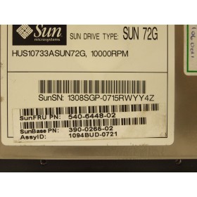 540-6448-02 Hard Drive SUN