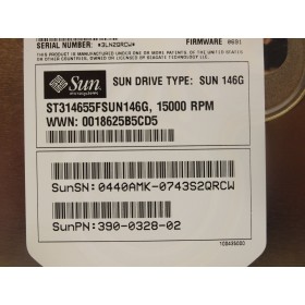 "SUN 390-0328-02 146GB 3.5"" HDD | Usado"