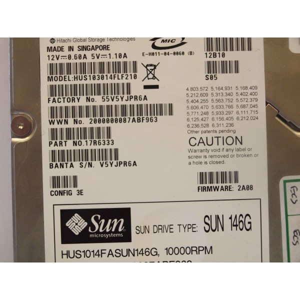 Used disk drive SUN 390-0270-03 serveur-occasion.com